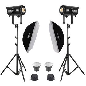 Resim GDX EXC-220C-II 2'li Full Set (60x90 Softbox + 260 CM Işık Ayağı) 