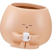 Resim Suntek Saksı Masaüstü Karikatür Kafa Benzersiz Kapalı 