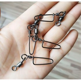 Resim Seoul 30 Adet No:1-45 Kg Çeker,nikel Kaplamalı Klipsli Fırdöndü 