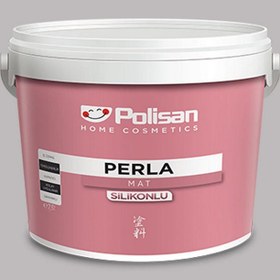 Resim Polisan 4474 - Gizemli Gri - Cİ-7603 2,5 Litre Perla Mat Silikonlu İç Cephe Boyası (28800011000) 