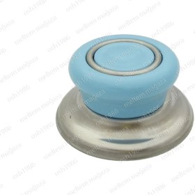 Resim Parmis Tencere Kapak Tepesi Tava Sahan Kapağı Kulbu 1 Adet Turkuaz 