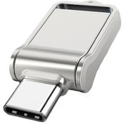 Resim Rogfer 32gb Usb 2.0 + Type-c/usb-c Yüksek Hızlı Mini Bilgisayar Ve Telefon Çift Amaçlı Döner U Disk Gümüş Diğer 