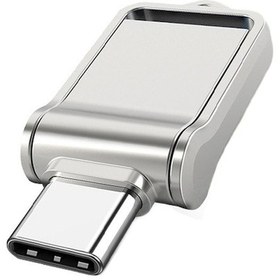 Resim Rogfer 32gb Usb 2.0 + Type-c/usb-c Yüksek Hızlı Mini Bilgisayar Ve Telefon Çift Amaçlı Döner U Disk Gümüş Diğer 