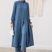 Resim Orta Doğu Ramazan Şık Saf Müslüman Günlük Pantolon Takımı - Moda ve Rahat Tasarım, Günlük Giyim için Mükemmel 
