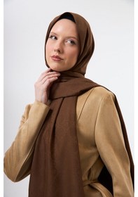 Resim Mirsoy Scarf Mir Modern Desen Şal Acı Kahve 