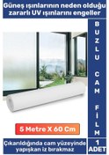 Resim Premium İz Bırakmaz İç Göstermez Gizlilik Ofis Salon Banyo Uv Koruyucu Buzlu Cam Film 5metre X 60 Cm 