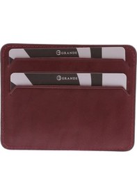 Resim Grande 530 Deri Kartlık GRANDE-530-R0309 Bordo 