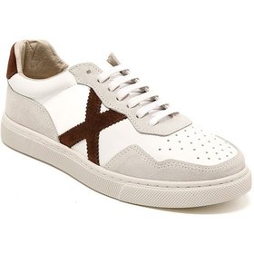 Resim Sneaker Günlük Kadın Rc-25y-006-m44 John May Beyaz Cilt-bordo Süet Beyaz Cilt-bordo Süet Beyaz - Bordo 