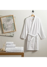 Resim Linens Cozy Bambu 50x85 Cm Yüz Havlusu Beyaz Beyaz 