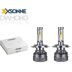 Resim Xsonne Diamond H4 Led Xenon Far Ampul 12v 60w 6000k 6000lm 