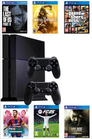 Resim Sony Playstation 4 Fat 1 TB Teşhir Cihazı + 2. Ps4 Kol + 22 Dijital Oyunlu ( V11.00 - 9.00 ) 