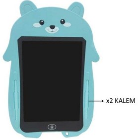 Resim Mavi Panda 8.5 İnç LCD Yazı & Çizim Tableti - Renkli Ekranlı, Dijital Kalemli Eğitim Tableti 