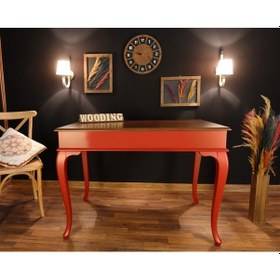 Resim Wooding-Mobilya Wooding 100 Cm Masif Kırmızı Ceviz Yemek Masası 