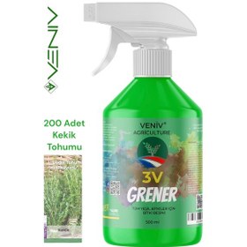 Resim 3v Grener 500 Ml Bitki Besini + 200 Kekik Tohumu Doğal Lezzet, Güçlü Kökler 2 