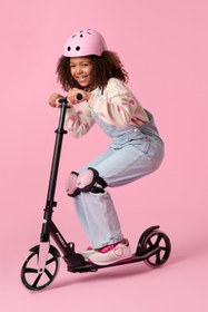 Resim Freely Katlanabilir Katlanabilir ABEC-7 Tekerlekli Çocuk Scooterı - Gri 