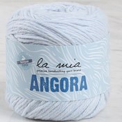 Resim La Mia Angora Buz Mavi El Örgü İpi - L128 - 34214 