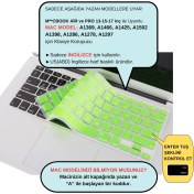 Resim McStorey Macbook Klavye Air Pro Koruyucu (US-ABD İngilizce) (Eski USB'li Model 2008/2017) ile Uyumlu 