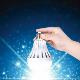 Resim Pazariz 9 Watt Şarjlı LED Ampul Seyyar Ampul 4 Adet Beyaz 