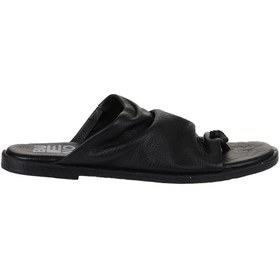 Resim Bueno Shoes Siyah Deri Kadın Parmak Arası Terlik 01wy2003 