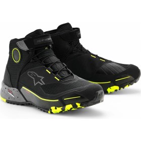 Resim Alpinestars Cr-x Drystar Korumalı Motosiklet Botu Siyah Sarı 