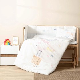 Resim Soley | |%100 Pamuklu Bebek Uyku Seti Mavi 