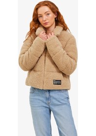 Resim Jjxx Jxısa Teddy Puffer Jacket Otw Kadın Bej Mont 12240601-beige Bej 