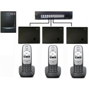 Resim Fortel Z308 3 Harici 3 Dahili Bazlı Gigaset A 415 Kablosuz Telefon Santrali 