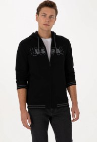 Resim U.s. Polo Assn. Erkek Siyah Hırka Örme 50316355-vr046 Siyah 