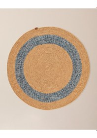 Resim Madame Coco Vernal Yuvarlak Kilim - Naturel/mavi - 100 Cm 8684427222683 Çok Renkli 
