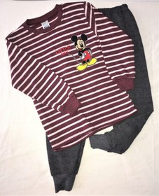 Resim Kids Club Farecik Little Man Pijama Takımı (1-2 Yaş, 2-3 Yaş, 3-4 Yaş, 4-5 Yaş) 