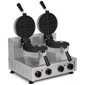 Resim Wfl12.e22 Zamanlayıcılı Amerikan Çiftli Waffle Makinesi, Elektrikli 