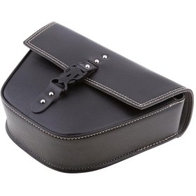 Resim Suntek Pu Deri Motosiklet Yan Heybe Suzuki Ducati İçin Eyer Çantası Panniers 