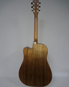 Resim Cort EARTHGRAND BW CFM Elektro Akustik Gitar (Orta/Profesyonel Seviye) | Kesik Kasa (Cutaway), Gig Bag Dahil ve Doğal Ahşap Dokulu Open Pore Tasarımı 