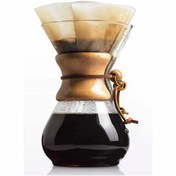 Resim artizanmutfak V60 Borosilikat Cam Chemex/Filtre Kahve Demleme Ekipmanı 400 ml (CK-40) 