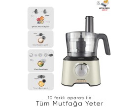 Resim Allians 2000W Çok Aparatlı Çok Fonksiyonlu Mutfak Robotu Blender Seti 