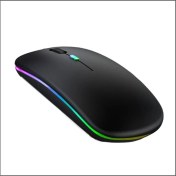 Resim Daily Link Dailylink Rgb Wireless Bluetooth Kablosuz Optik Mouse Şarj Edilebilir USB Mouse Fare Gamer Bilgisayar Pc Dizüstü iPad 