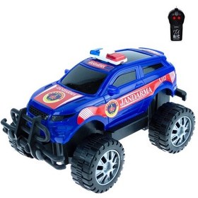 Resim Uzaktan Kumandalı1:24 Ölçek Jandarma Arabası Suv Yarım Fonksiyon 