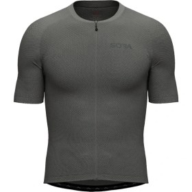 Resim Sora Gri Climb Core Bisiklet Forması 