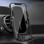 Resim 1 adet Gelişmiş Yerçekimi Araç Telefon Tutucu, ABS Malzeme, Hava Menfezi Montajı, Su Geçirmez, Evrensel Otomobil Uyumluluğu, Döndürülebilir Oval Şekil, Araç Gösterge Paneli Akıllı Braket 