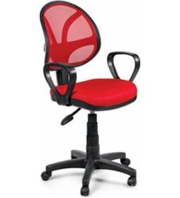 Resim Sekreter Fileli Öğrenci Koltuğu Bilgisayar Koltuğu Yönetici Koltuğu Kırmızı Qbzmxö21 