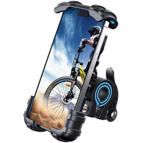 Resim Lamicall Motosiklet Ve Bisiklet Telefon Tutucu 360 Derece Döndürülebilir Bm02blue Siyah - Mavi 