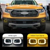 Resim Ford Ranger T8 Ön Tampon Sis Çerçevesi Sarı-beyaz Led 2018 Sonras N11.6272 