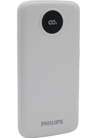 Resim Philips Dlp7712cb 10.000mah Pd Hızlı Şarj Dijital Ekranlı Beyaz Powerbank Çok Renkli 