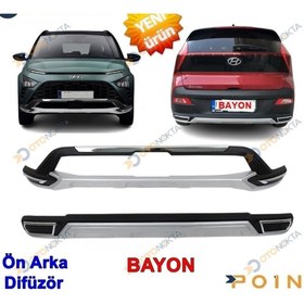 Resim Genel Markalar Hyundai Bayon Orijinal Ön Ve Arka Difüzör 2024 Öncesi 