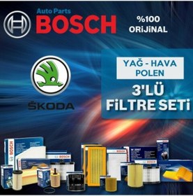 Resim Skoda Superb 1.4 Tsı Bosch Filtre Bakım Seti 2009-2015 Cax (495301658) 