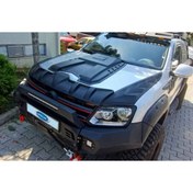 Resim Omsa Vw Amarok Dragon Ön Kaput Koruyucu 3 Parça 2010 Ve Sonrası Uyumlu 