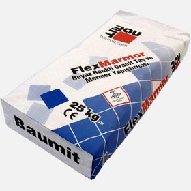 Resim Baumit Baumacol FlexMarmor Beyaz C2T 25kg Mermer,Granit,Mozaik,Seramik Yapıştırıcısı 