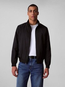 Resim Calvin Klein Erkek Su İtici Rüzgar Geçirmez Kumaş Dik Yaka Uzun Kollu Siyah Ceket Lv04rc516g-ub1-9571 Siyah 