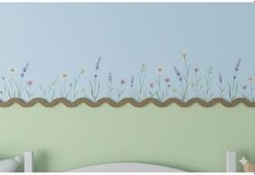Resim metadesign Boyanabilir ahşap duvar paneli çıtası CNC kesim (41 cm) ham mdf 41 x 6 
