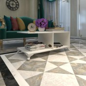 Resim Kenzlife orta salon sehpası kazablanka byz 038*090*45 sofra çiçeklik 